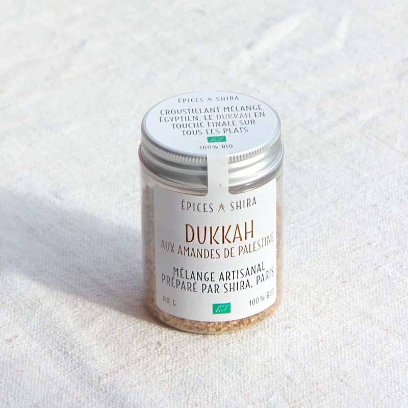 Dukkah aux amandes de Palestine