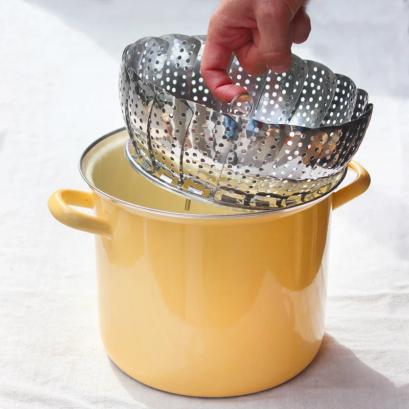 Marguerite cuit vapeur en inox