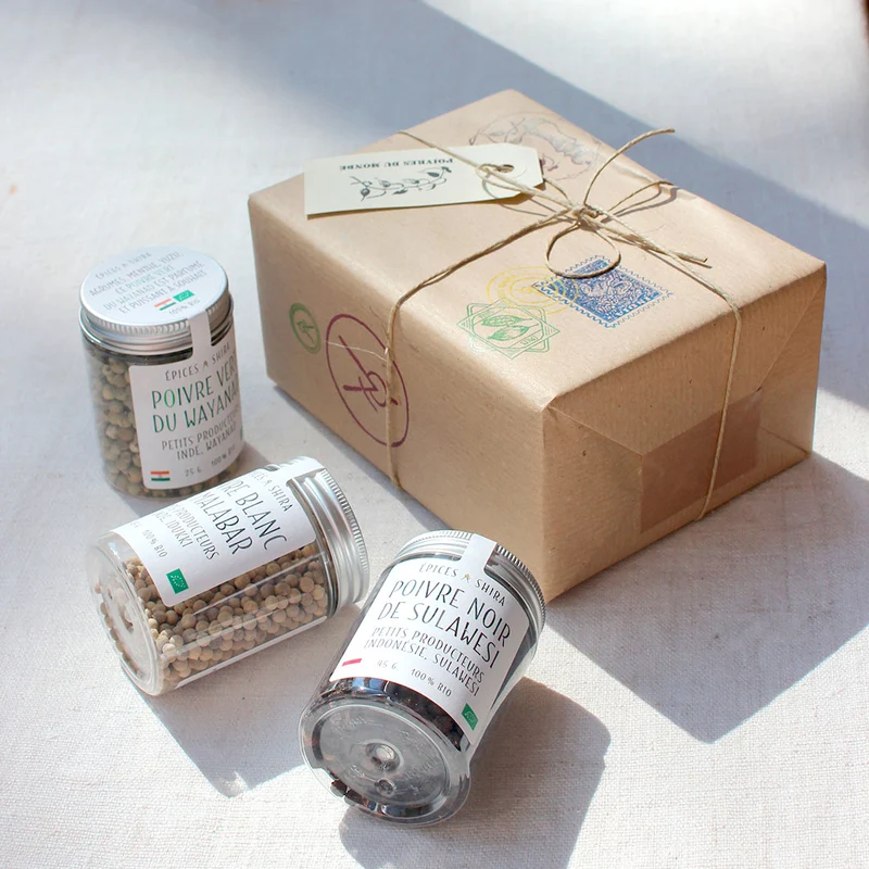 Coffret poivres du monde