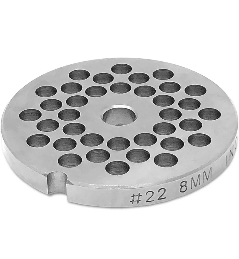 Chefco, #22 Meat Grinder Plate 8mm Holes (MG-2208MM)