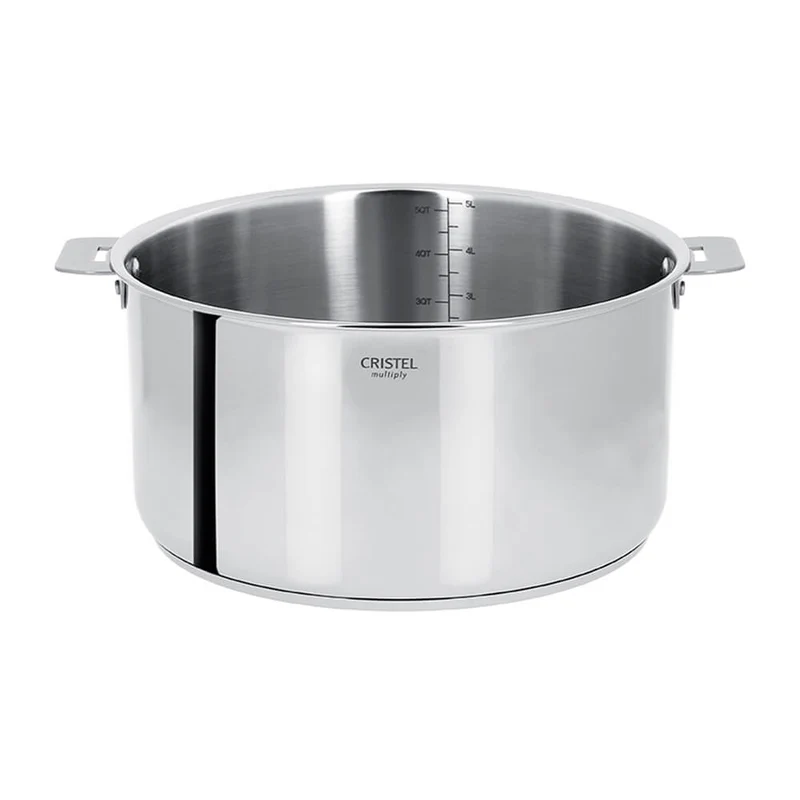 Faitout inox Casteline poignée amovible - CRISTEL