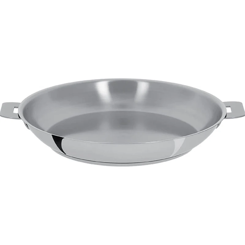 Poêle inox Mutine poignée amovible - CRISTEL