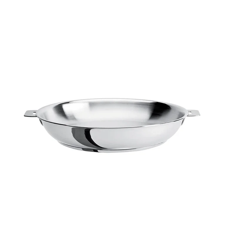 Poêle haute inox Mutine poignée amovible - CRISTEL