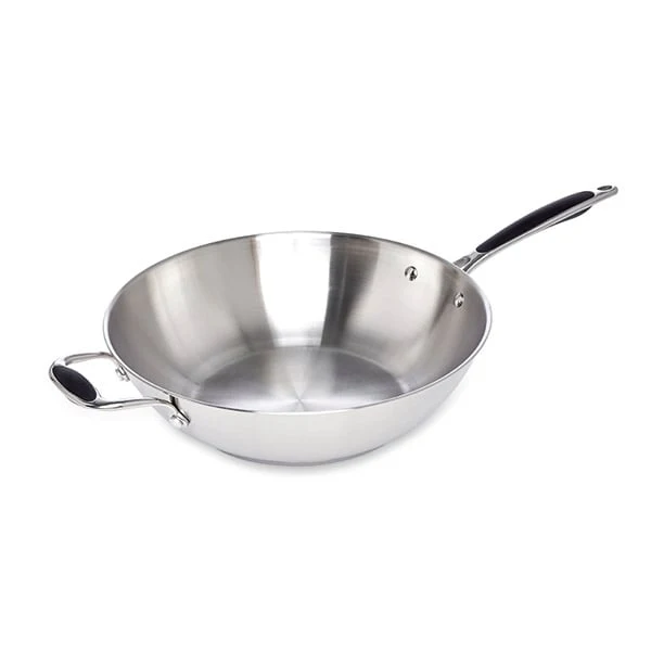 Wok tout inox Excell'Inox 30 cm Mathon