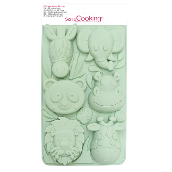 Moule en silicone Animaux de la jungle Scrapcooking