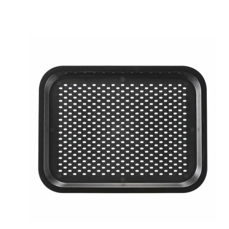 Chefco, Black Deluxe Fiberglass Tray, Rectangle, 37cmx28cm (JB-9608)