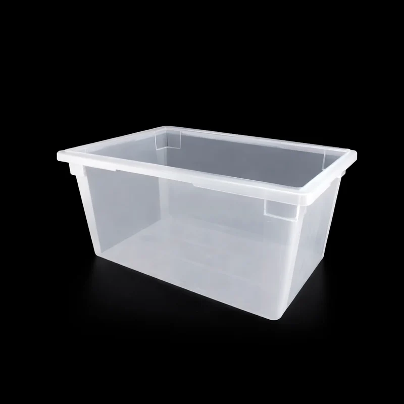 Sub-equip,FB-182612T,White Translucent Polypropylene Food Storage Box, Full Size,17 Gallon/54L, 17.5"x25.4"x12.4"H