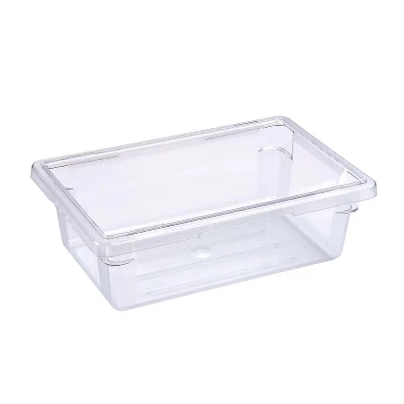 Sub-equip,FB-18269C,Clear Polycarbonate Heavy Weight Food Storage Box,Full Size, 13 Gallon/49.2L, 18"x26"x9"H