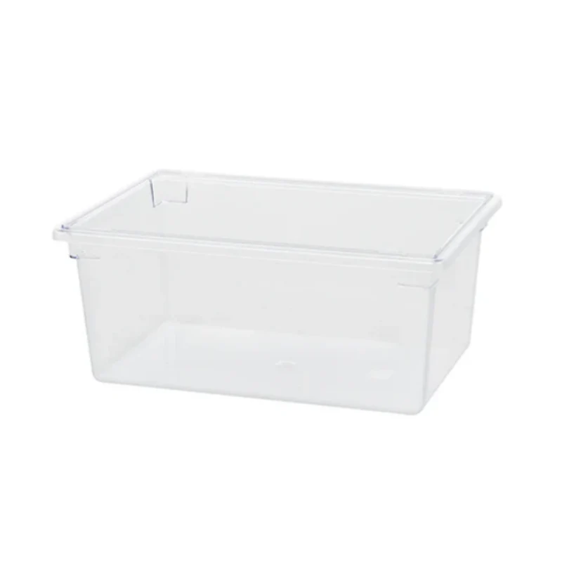 Sub-equp,FB-182612C,Clear Polycarbonate Heavy Weight Food Storage Box, Full Size,17 Gallon/64L, 17.7"x25.6"x12.4"H