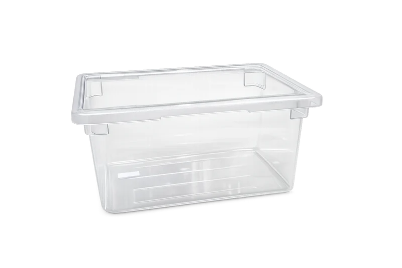 Sub-equip,FB-18129C,Clear Polycarbonate Heavy Weight Food Storage Box,Half Size, 5 Gallon/18L, 17.5"x11.5"x8.7"H