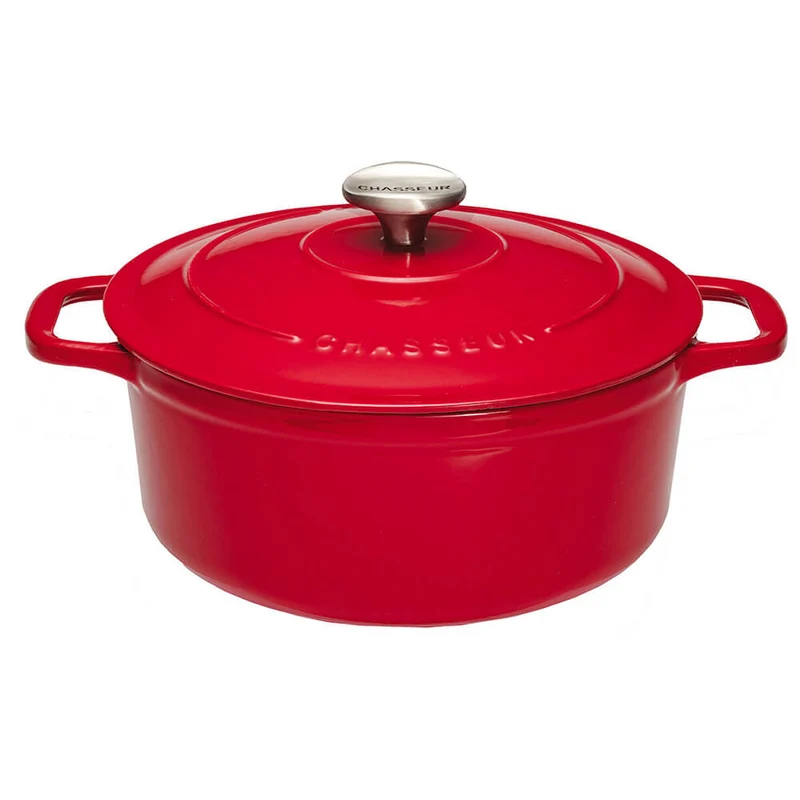 Cocotte Fonte Ronde Rouge Le Chasseur Invicta