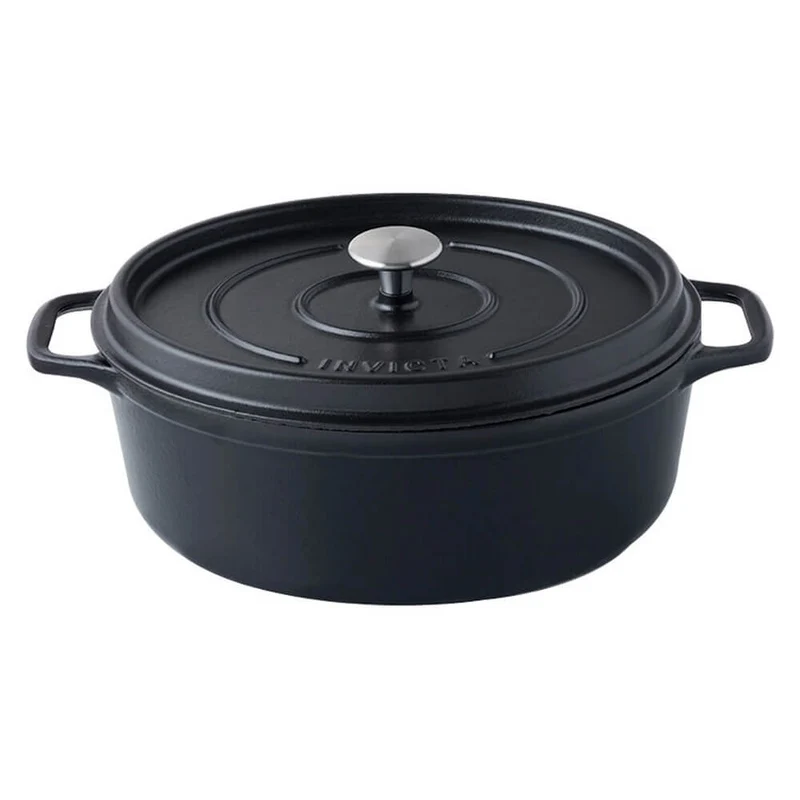 Cocotte Mijoteuse Fonte ovale noir Invicta