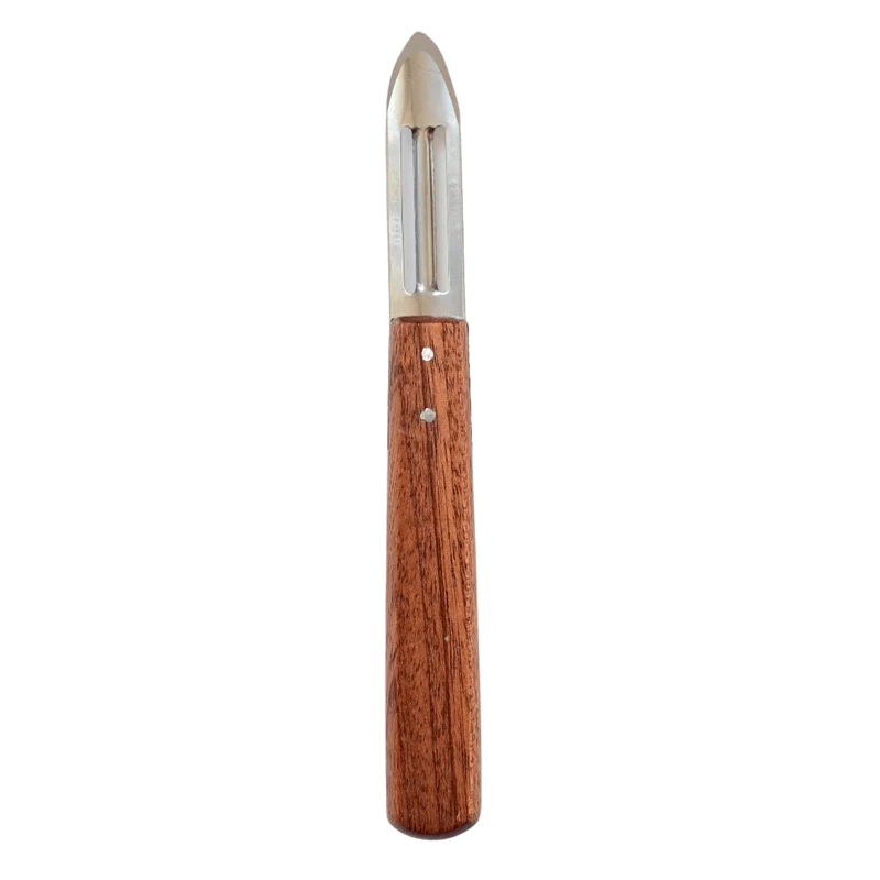 Econome/Epluche-légumes manche en bois Sapelli - Au Sabot
