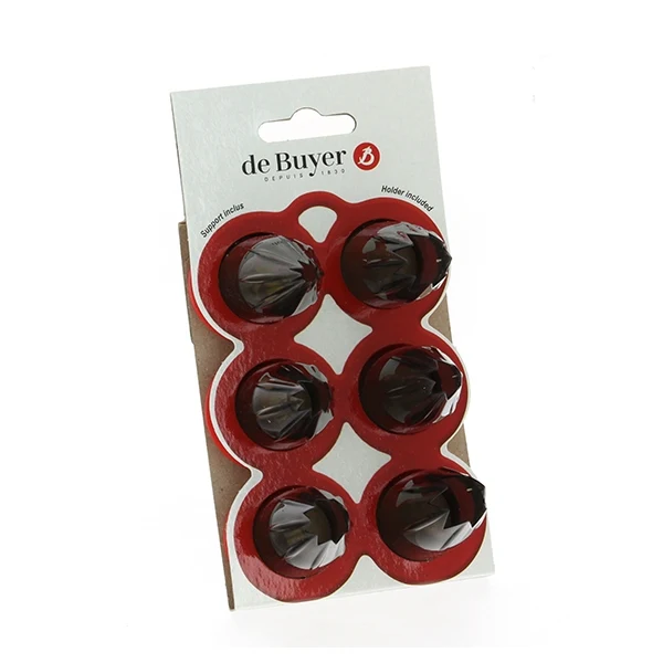 Coffret Cannelé 6 douilles assorties De Buyer