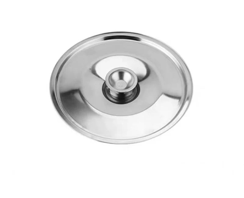 CHEFCO, RSC-18C, 18cm/7" Dia Stainless Steel Lid for Sauce Condiment Dipping Storage Container
