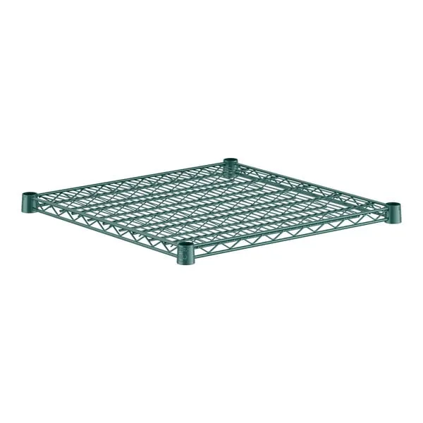 24" Wide NSF Green Epoxy Wire Shelf, 24"Length (GWS-2424)