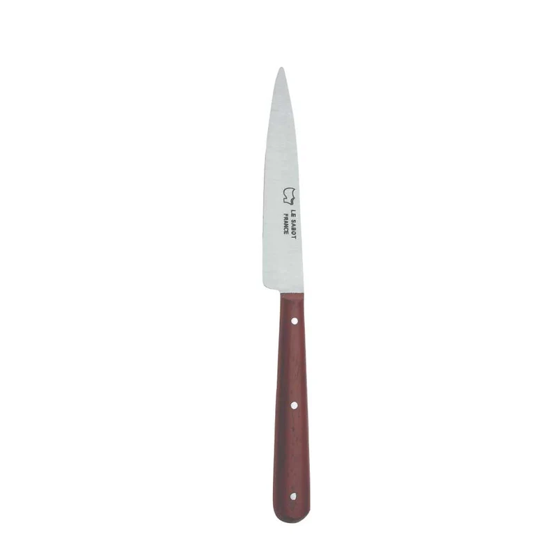 Couteau d'Office avec Manche en bois Padouk - Au Sabot
