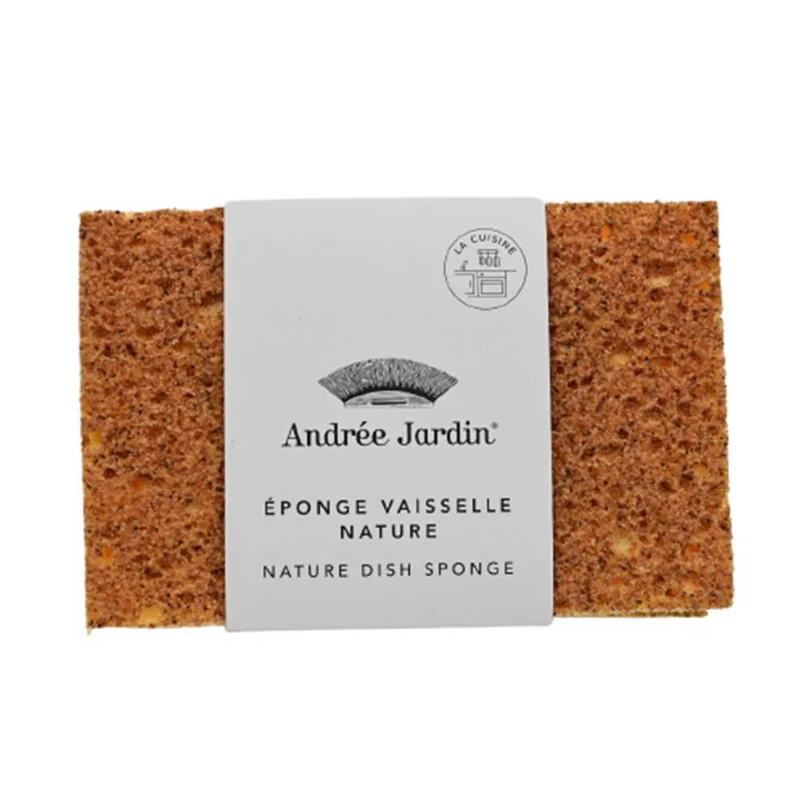 Lot de 2 Eponges vaisselle 100% naturelles - ANDREE JARDIN