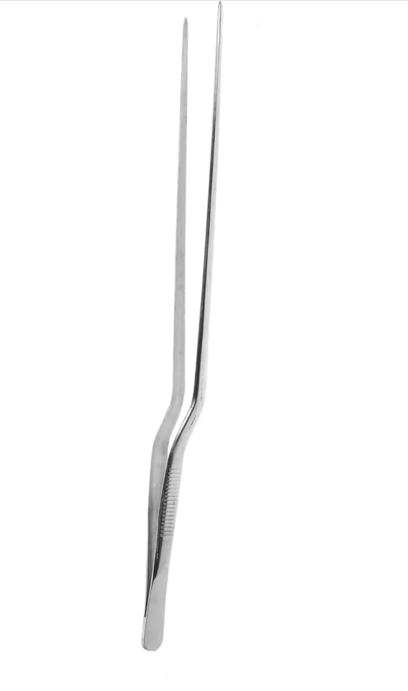 Offset Plating Tweezer, 30 cm (PT-30S)