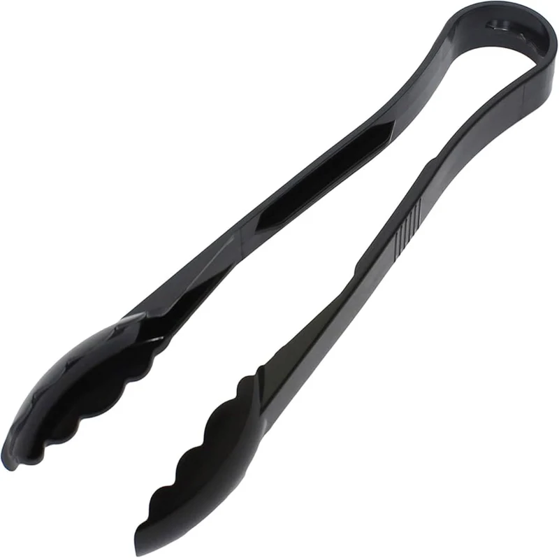 Black Polycarbonate Utility Tong, 11 Inch (P-011-BL)