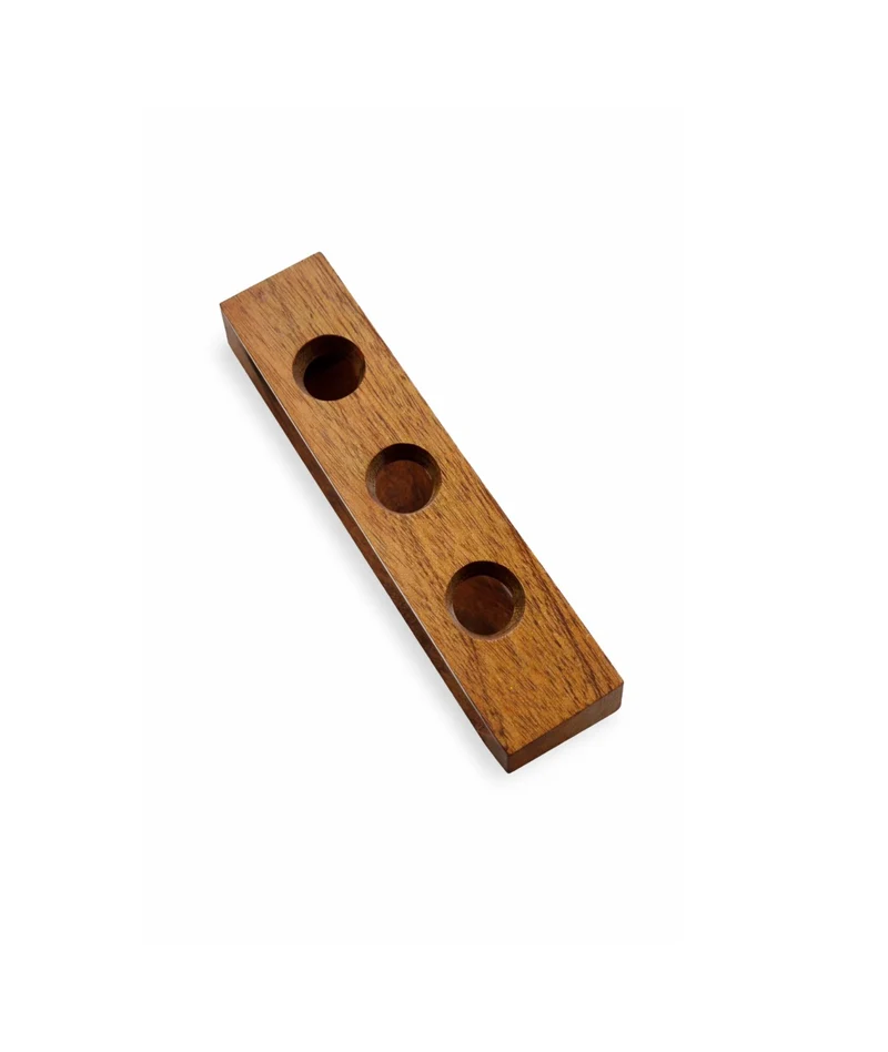 CHEFCO,WCN-3, Wooden Food Cone Display Stand, 3 holes