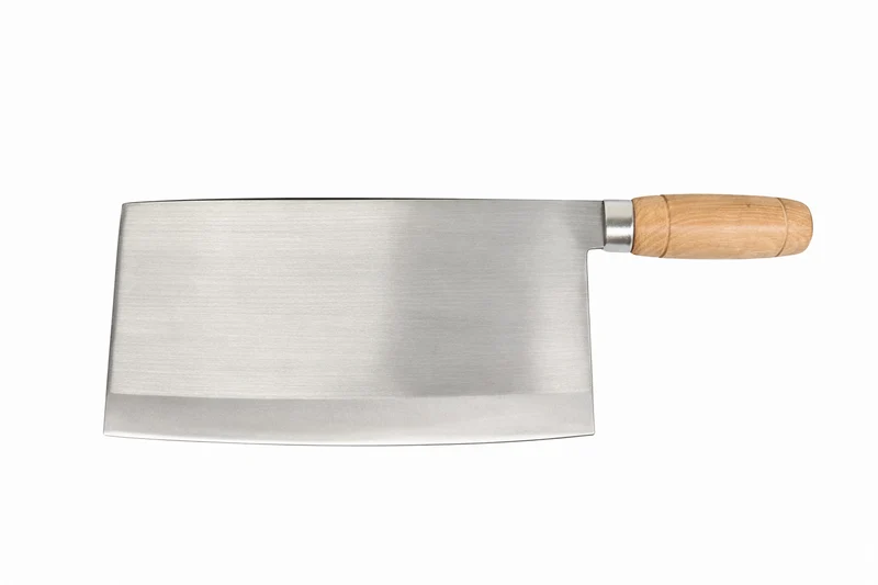 Sub-equip,D405, 2# Chinese Cleaver with Wooden Handle