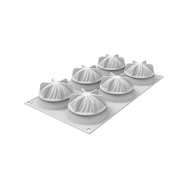Moule en silicone pour 6 portions Mini Wave Silikomart