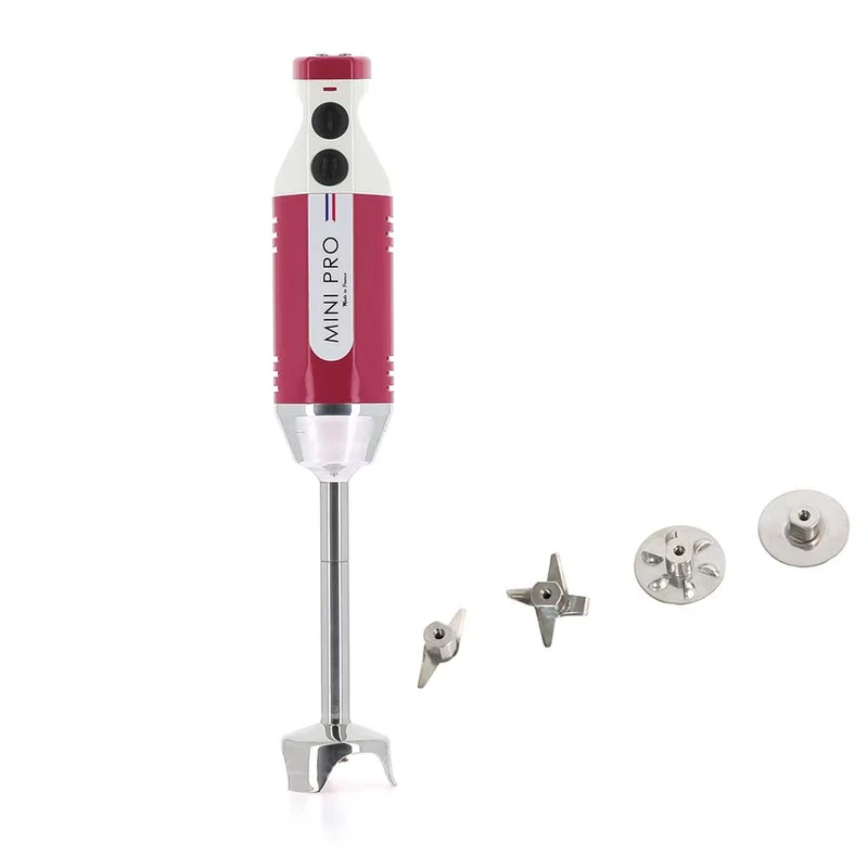 Mixeur plongeant polyvalent mini-pro Framboise 4 couteaux - DYNAMIC