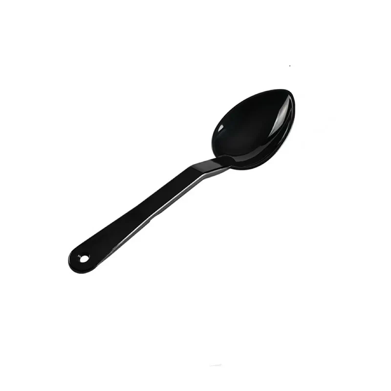 JIWINS,P-018-B, 13" PC Solid Serving Spoon,Black