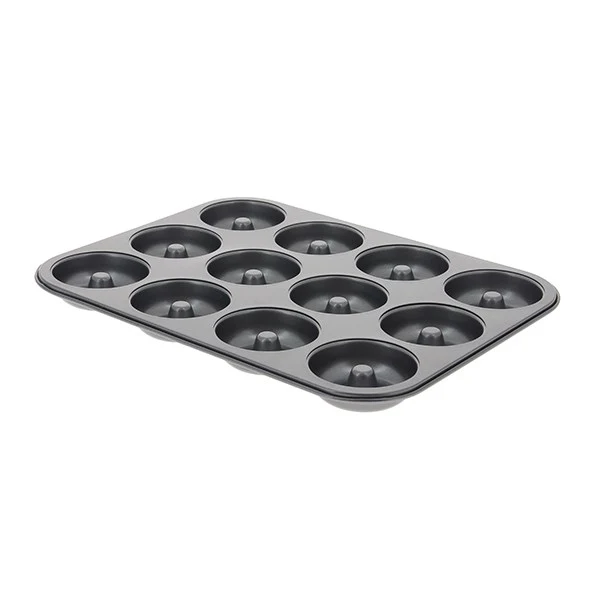 Plaque 12 minis savarins ou babas au rhum acier De Buyer