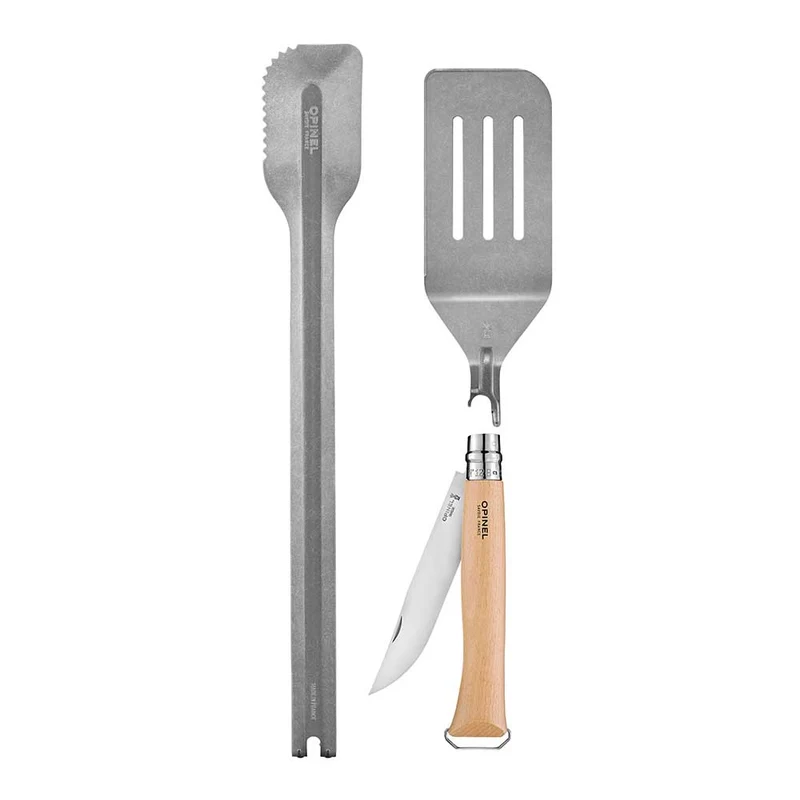 Set Couteau et Ustensiles Barbecue - OPINEL
