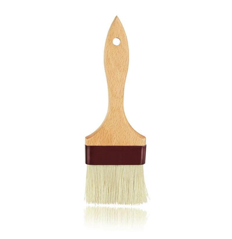 CHEFCO,PBW-30, 3" Wide Pastry Brush with Wood Handle, Flat