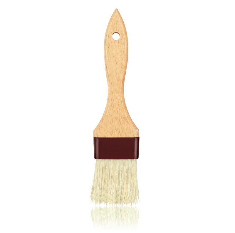 CHEFCO,PBW-20, 2" Wide Pastry Brush with Wood Handle, Flat