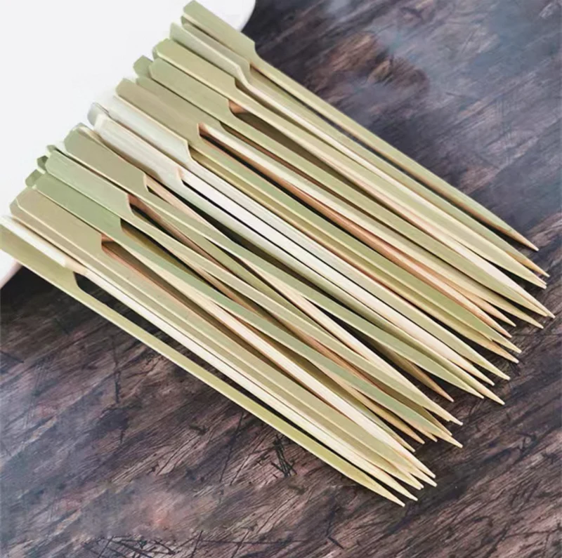 Flag Shaped Bamboo Skewers, 8"/20cm/ 100pcs/pack (FBSK-20)