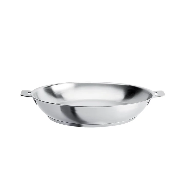 Poêle haute inox STRATE poignée amovible - CRISTEL