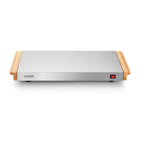 Chauffe plat électrique sans fil 40 cm 800 W KCPA2SD Kitchen Chef Professional