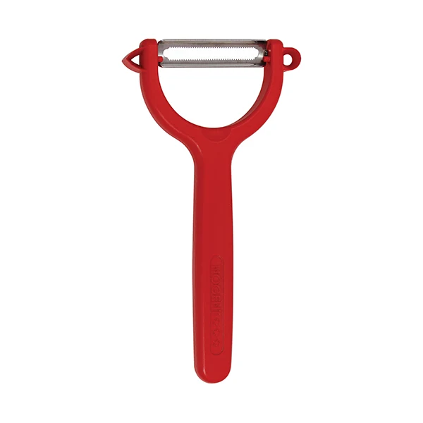 Eplucheur étrier lame double crantée Pratik rouge Nogent