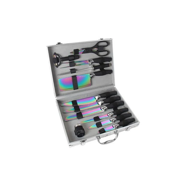 Valise 12 pièces lames revêtement Titane Pradel Excellence