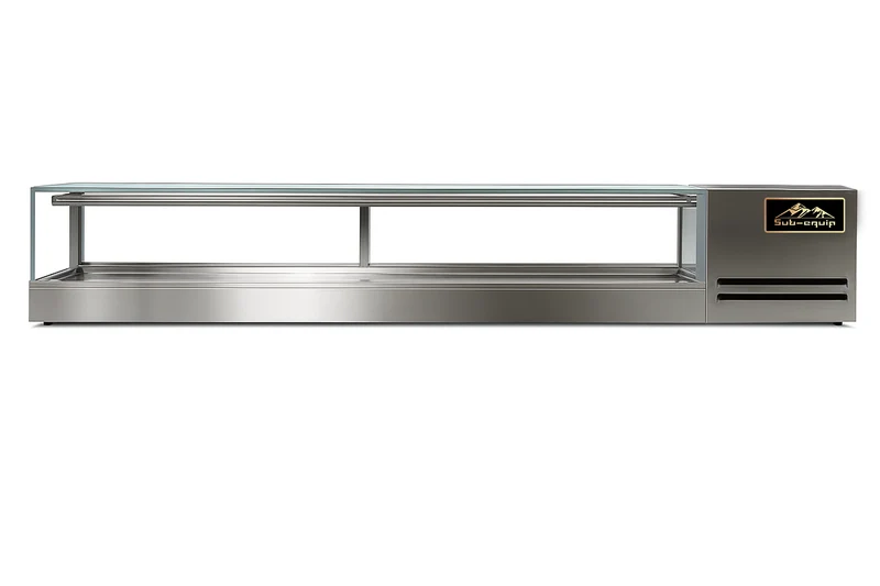 Sub-equip, SSC-213-R, Refrigerated Sushi Display Case, 84" - Right Side Compressor