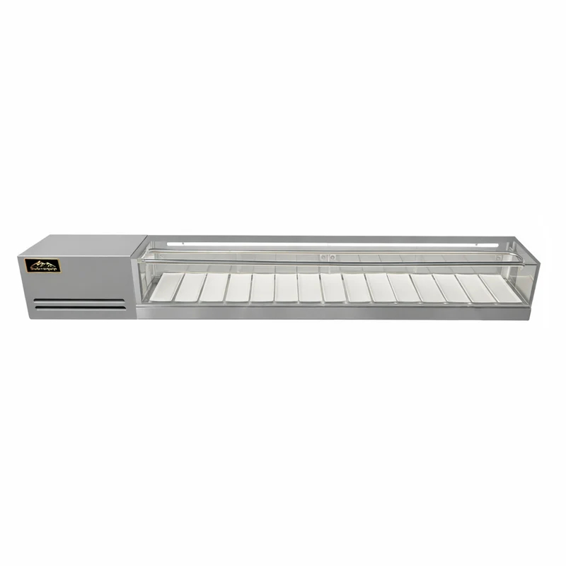 Sub-equip, SSC-213-L, Refrigerated Sushi Display Case, 84" - Left Side Compressor