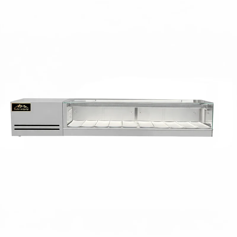 Sub-equip, SSC-152-L, Refrigerated Sushi Display Case 60" - Left Side Compressor