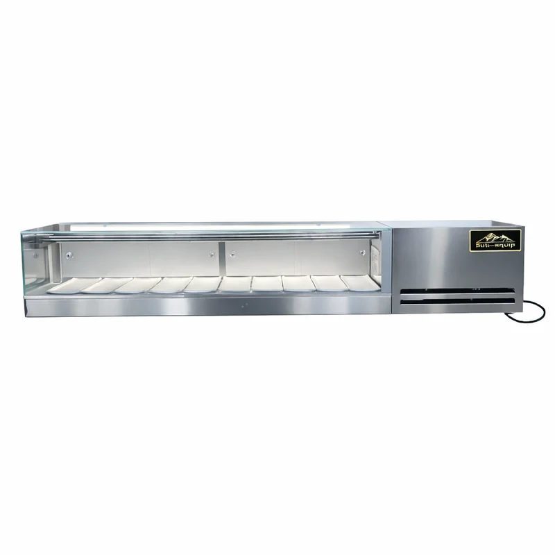 Sub-equip, SSC-152-R, Refrigerated Sushi Display Case 60" - Right Side Compressor