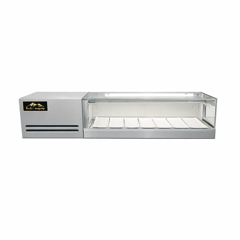 Sub-equip, SSC-122-L, Refrigerated Sushi Display Case 48" - Left Side Compressor