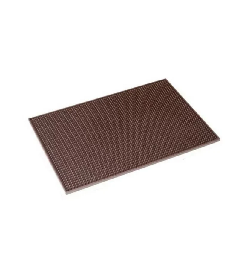 CHEFCO,BM-1812BN, Bar Service Mat ,17.7"L X 11.8"W,Brown