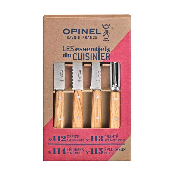 Coffret couteaux N°112, N°113, N°114 et N°115 Les Essentiels Olivier Opinel