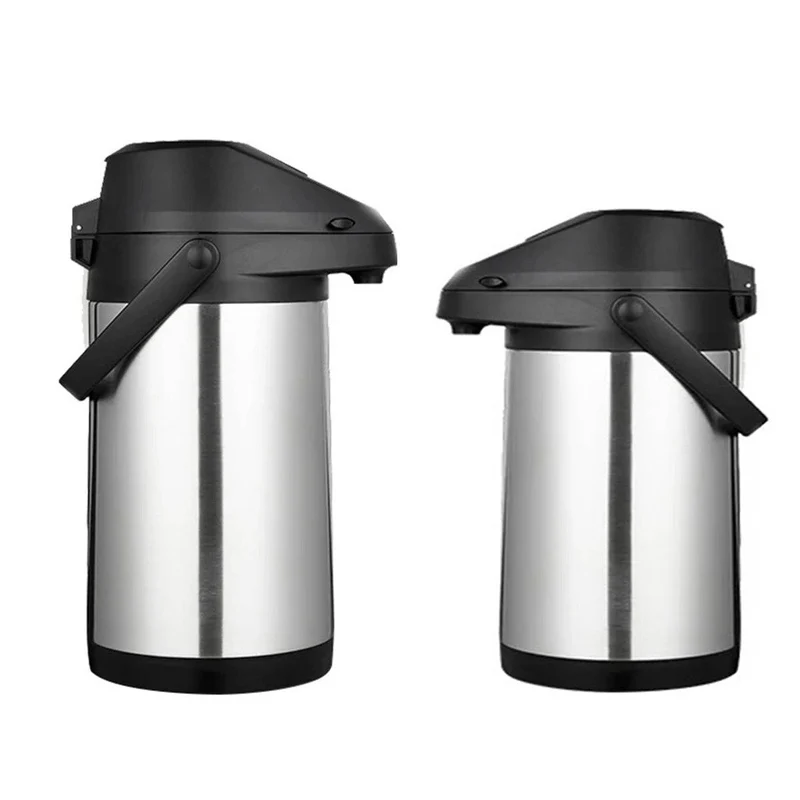 CHEFCO,TBL200-3000, 3.0L Stainless Steel Double Wall Vacuum Pump Thermos Airpot