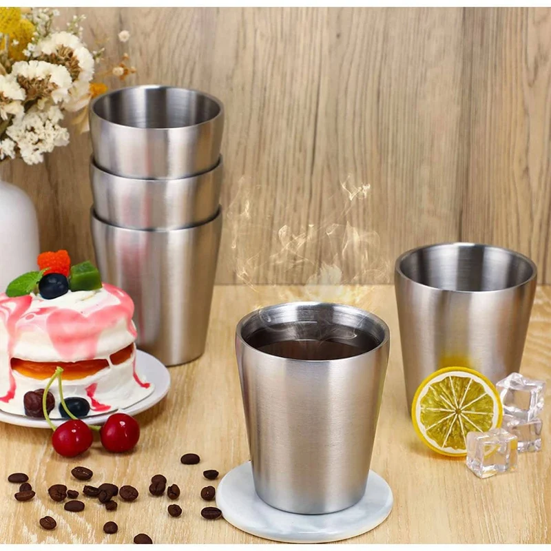 CHEFCO,SC-300S,Stainless Steel , Double Wall Insulated Mug-Silver (300ML)