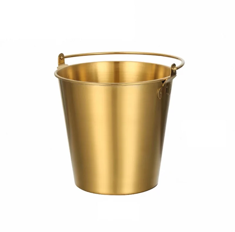 CHEFCO,SMP-1.0G,Golden Stainless Steel Mini Pail, 1L