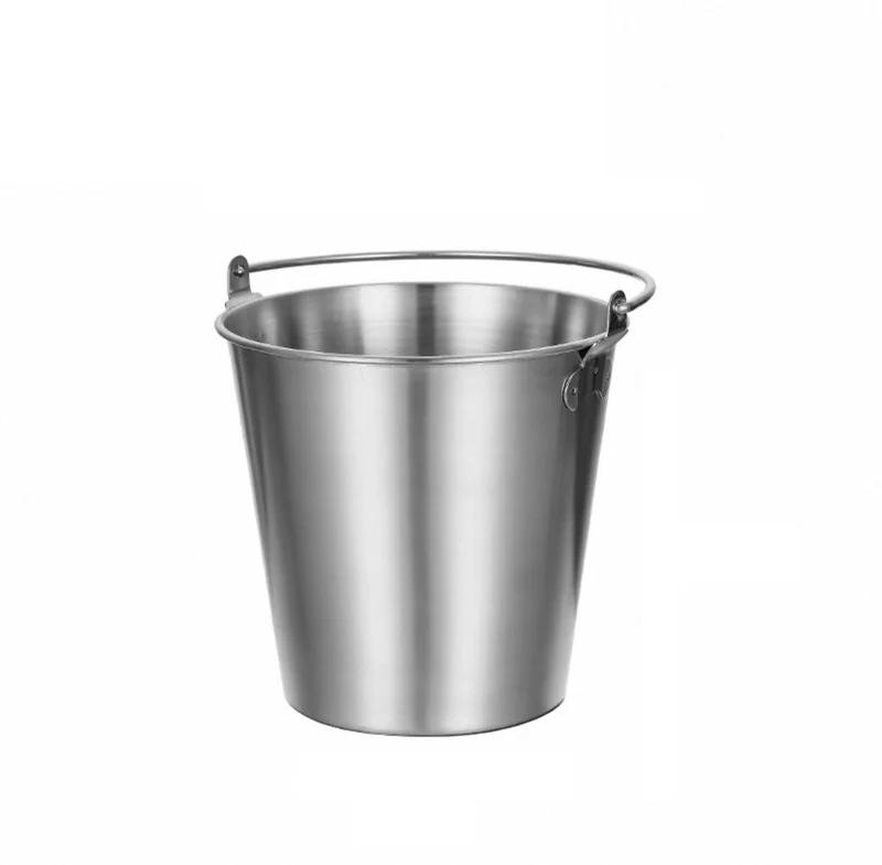 CHEFCO,SMP-1.0S,Silver Stainless Steel Mini Pail, 1L
