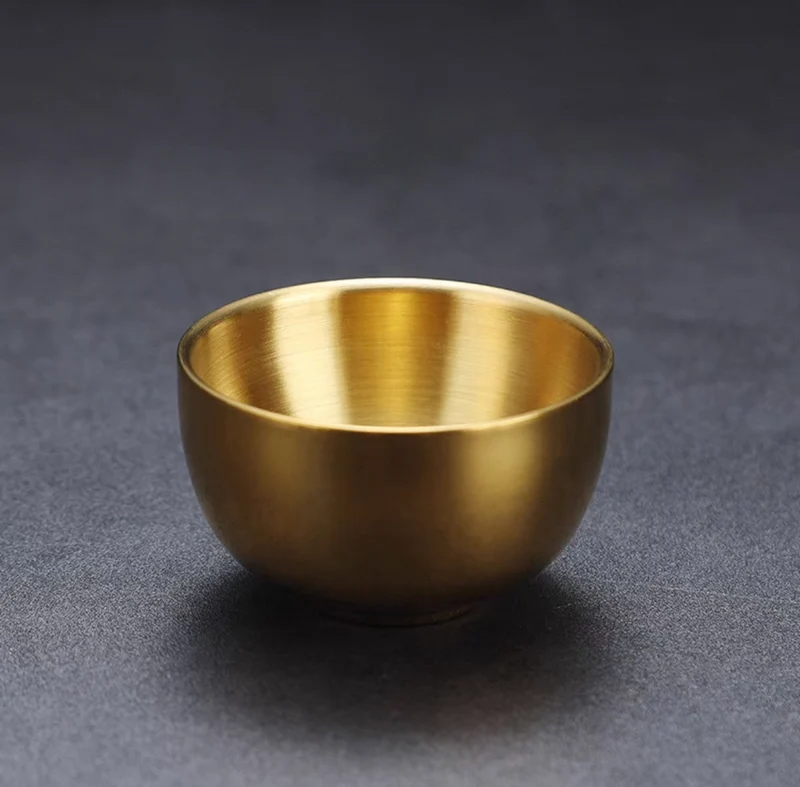 CHEFCO,SWC-50G,Gold Stainless Steel Wine Cup, 50ml